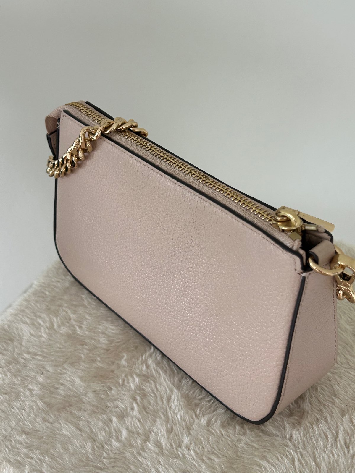 Michael Kors — Pochette Bandoulière Michaël Kors Cuir Grainé Rose Poudré — photo 3