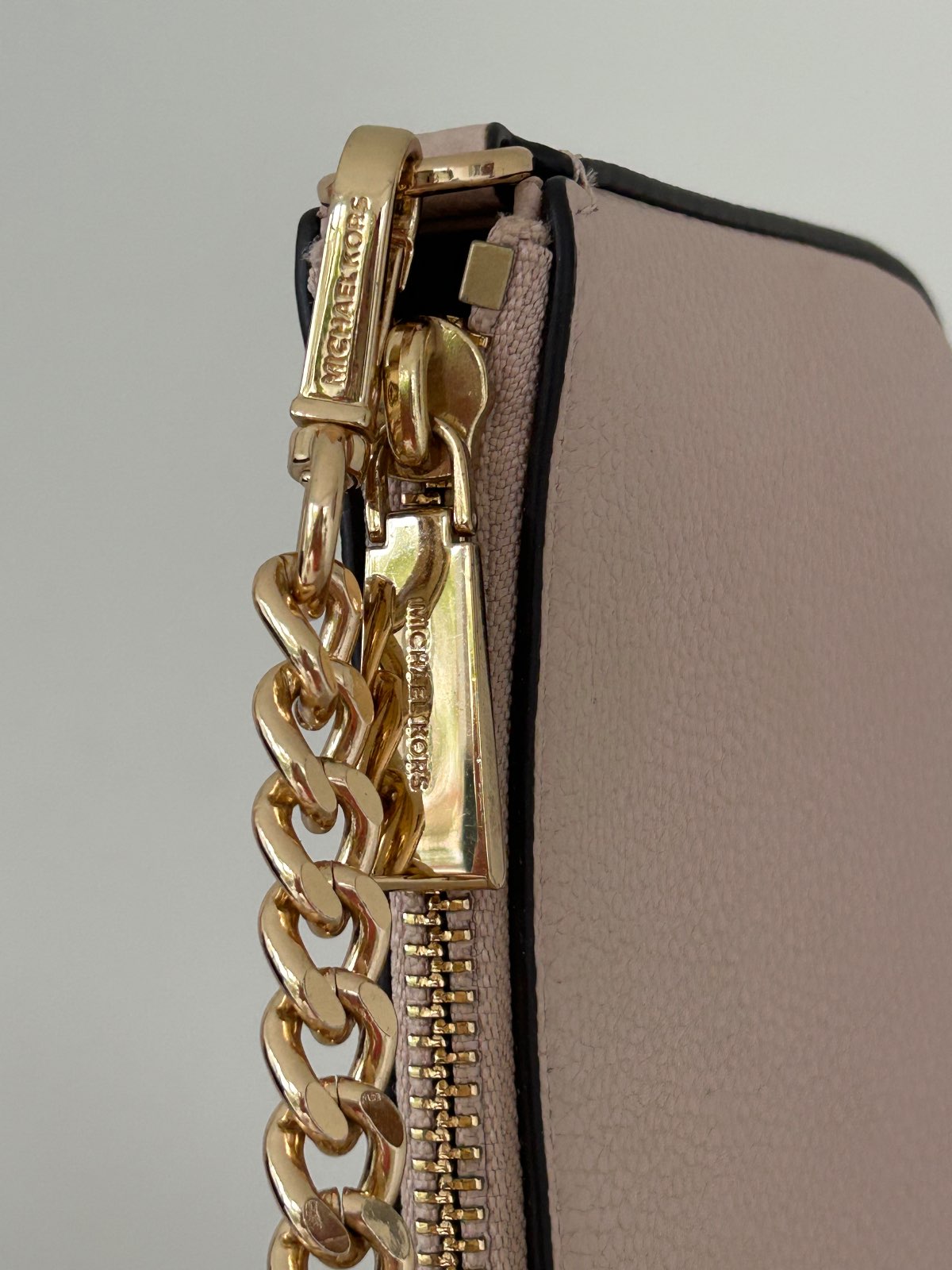 Michael Kors — Pochette Bandoulière Michaël Kors Cuir Grainé Rose Poudré — photo 6