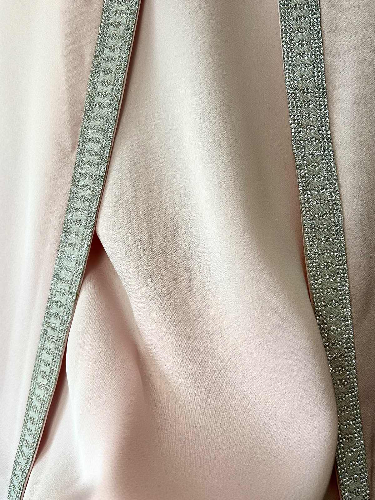 F&P — Robe style blouse satinée rose poudré F&P neuve — photo 7