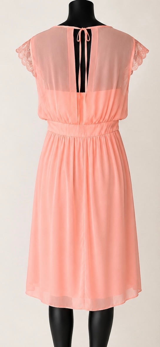 Naf Naf — Robe NAF NAF corail bustier & mousseline — photo 2