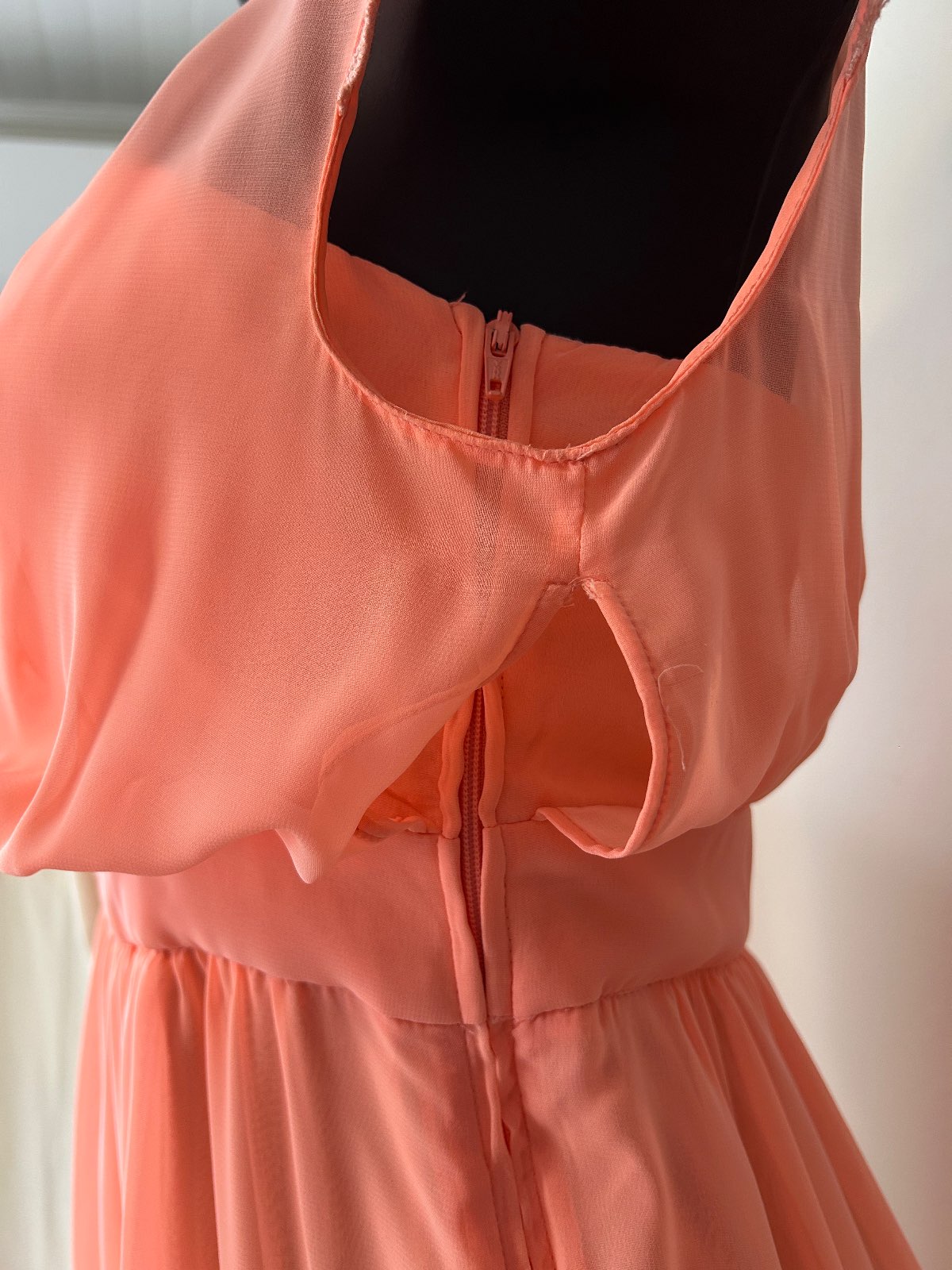 Naf Naf — Robe NAF NAF corail bustier & mousseline — photo 4