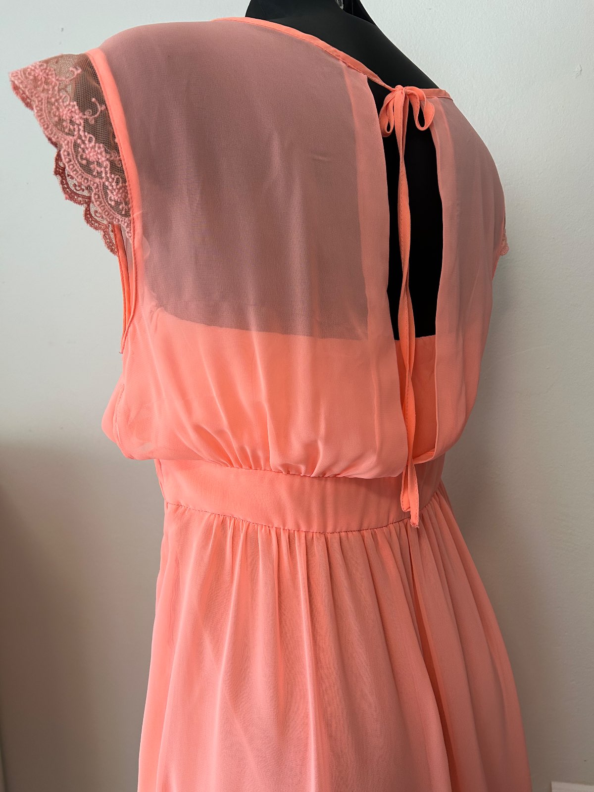Naf Naf — Robe NAF NAF corail bustier & mousseline — photo 5