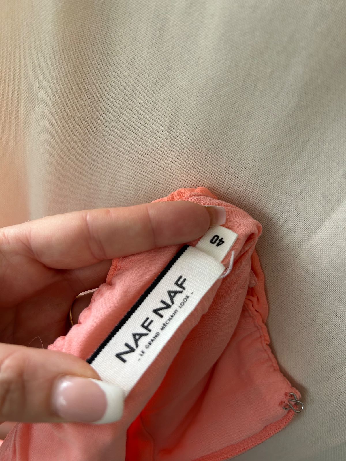 Naf Naf — Robe NAF NAF corail bustier & mousseline — photo 7