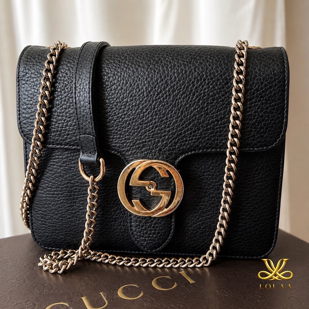 Gucci — Sac à main cross body GUCCI interlocking G Small Chain — photo 1