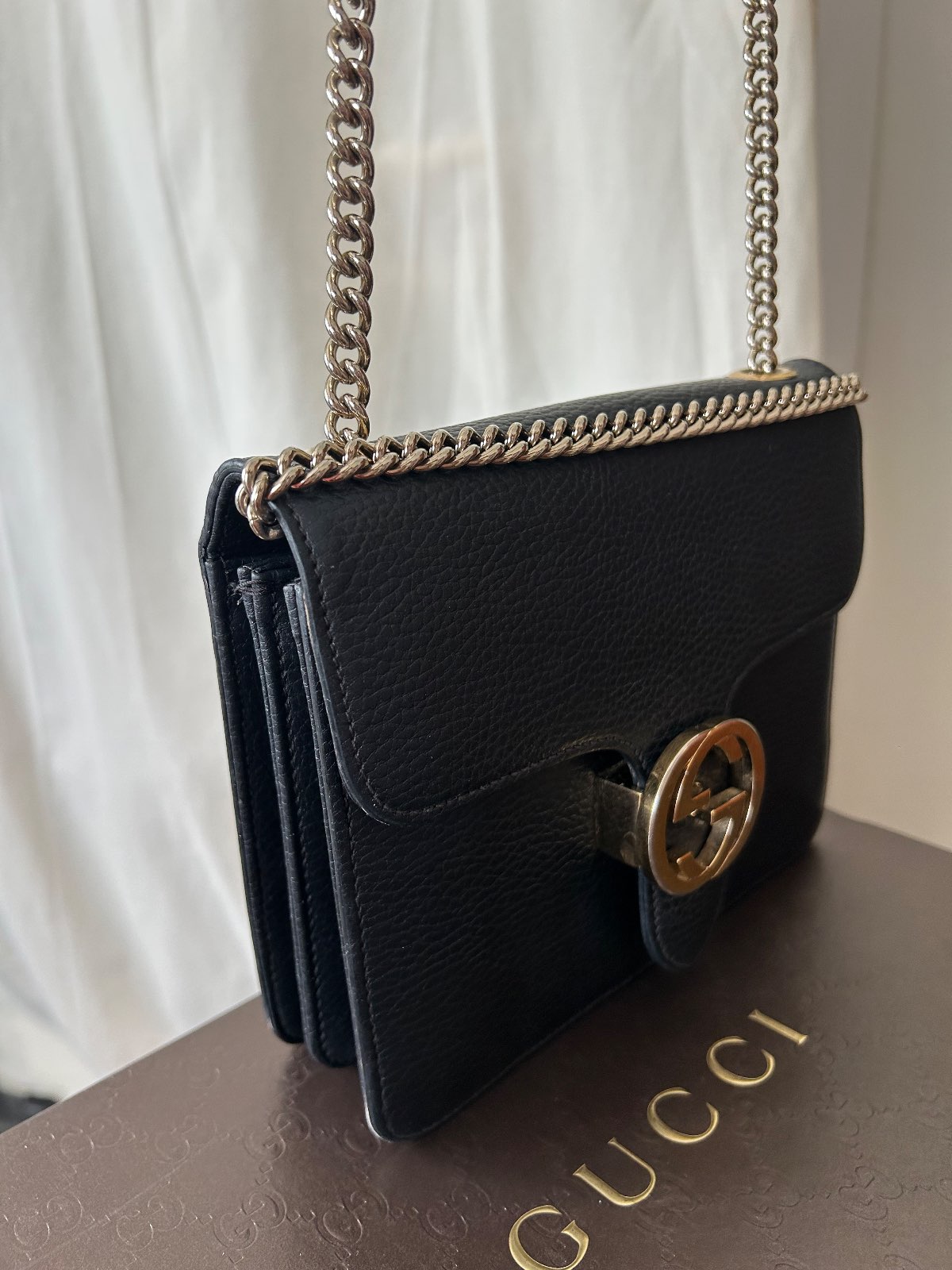 Gucci — Sac à main cross body GUCCI interlocking G Small Chain — photo 3