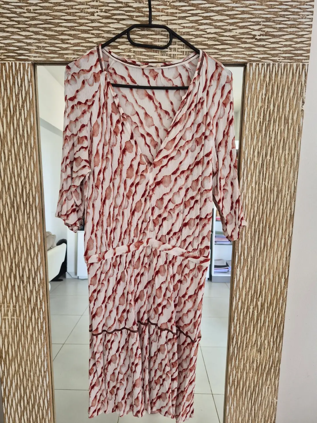 Ba&sh — Robe ba&sh Fanny rouge terracotta T3 (L) — photo 1