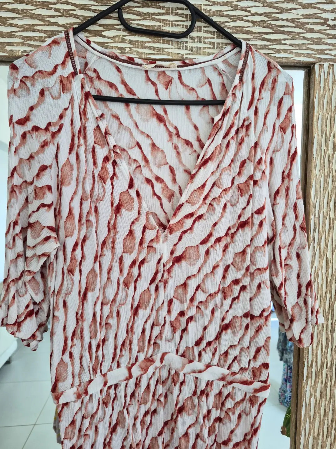 Ba&sh — Robe ba&sh Fanny rouge terracotta T3 (L) — photo 2