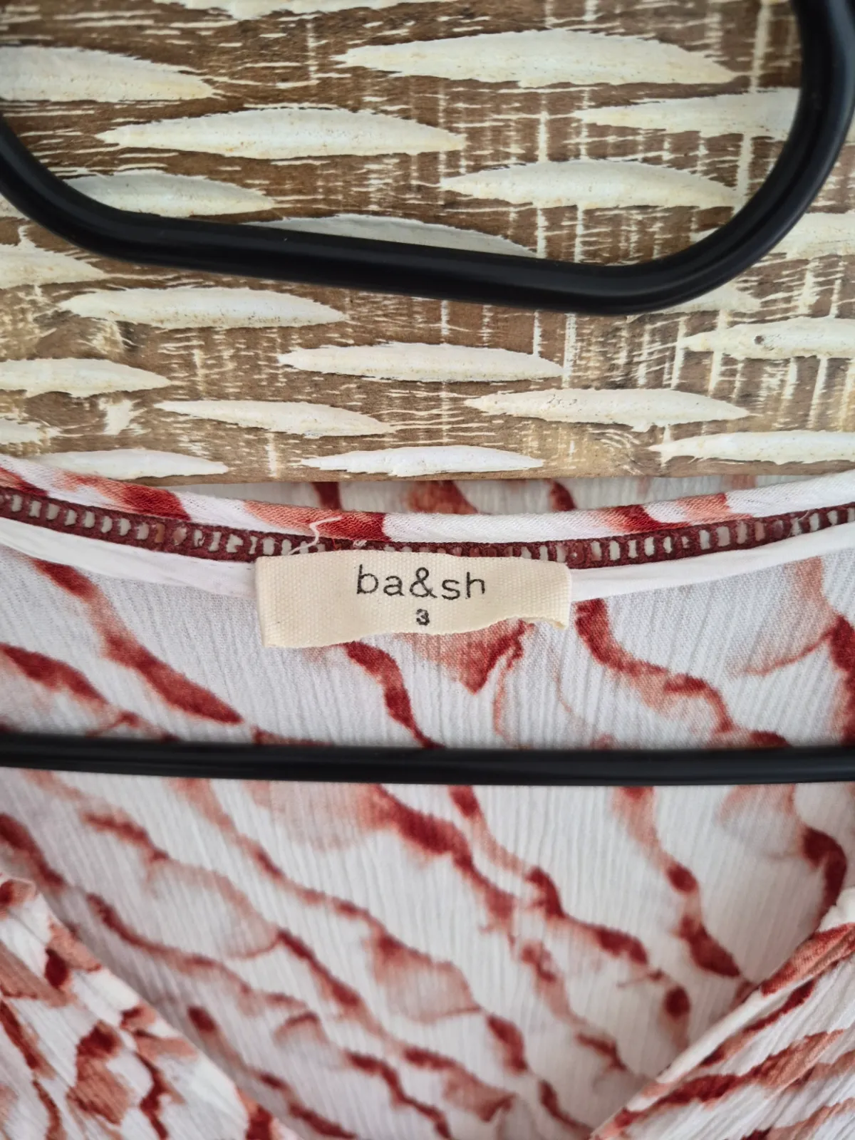 Ba&sh — Robe ba&sh Fanny rouge terracotta T3 (L) — photo 3