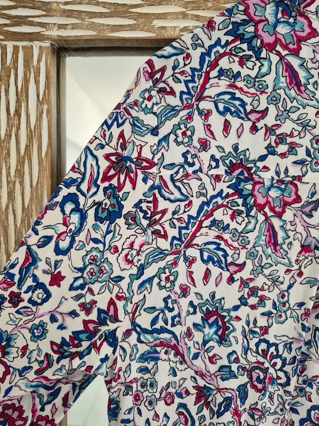 Gérard Darel — Robe Gérard Darel longue fleurie liberty manches longues T1 (S) — photo 5