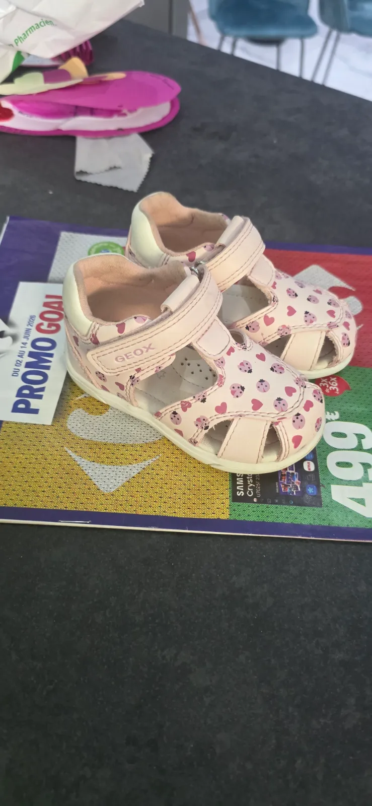 Geox — Sandales geox fille — photo 4