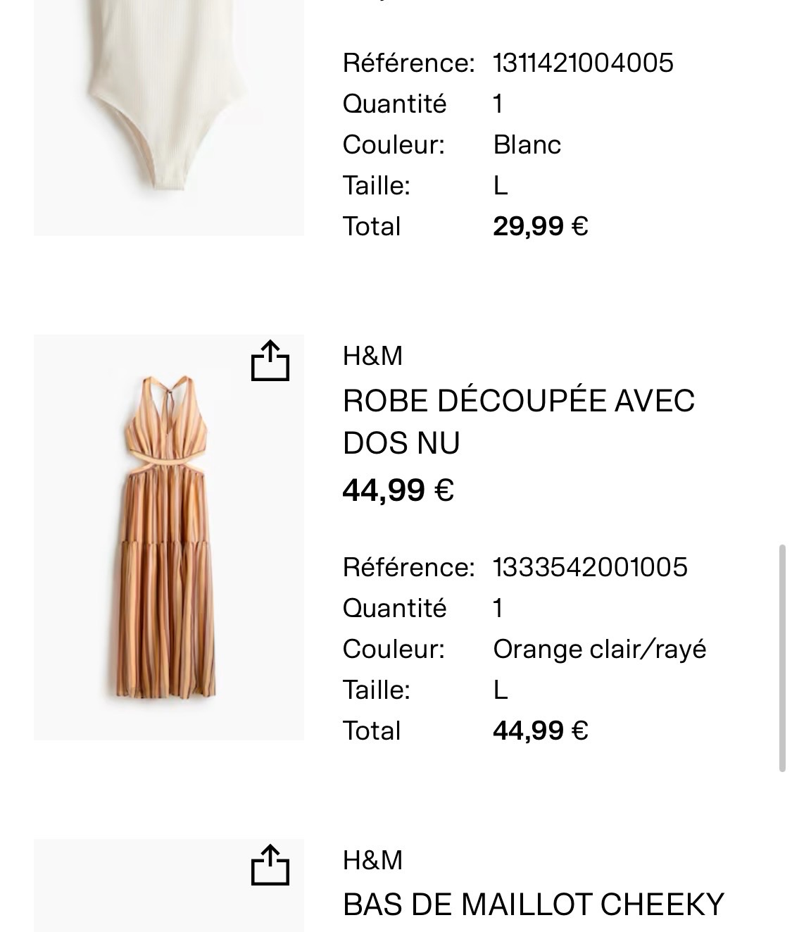 H&M — Robe longue dos nu — photo 9
