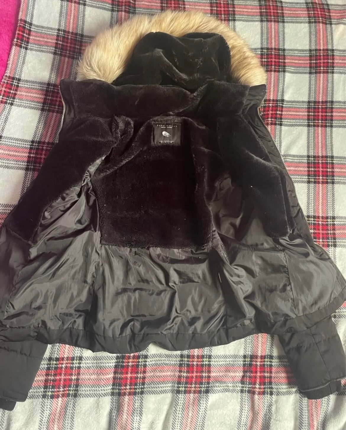 Zara — Doudoune noire — photo 4