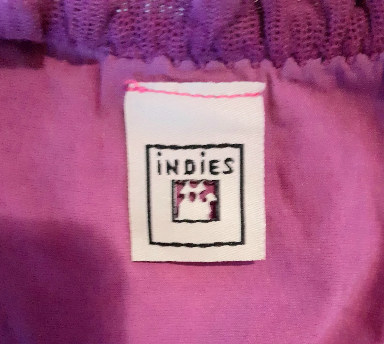 INDIES — Robe mi-longue rose — photo 4