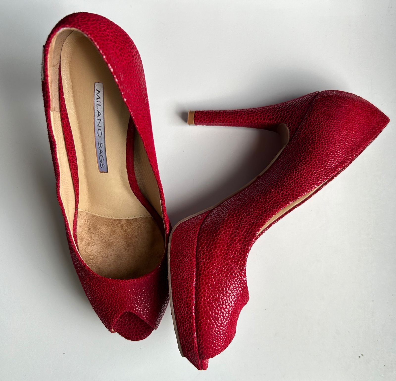 Milano Bags — Escarpins Milano Bags rouges — photo 6