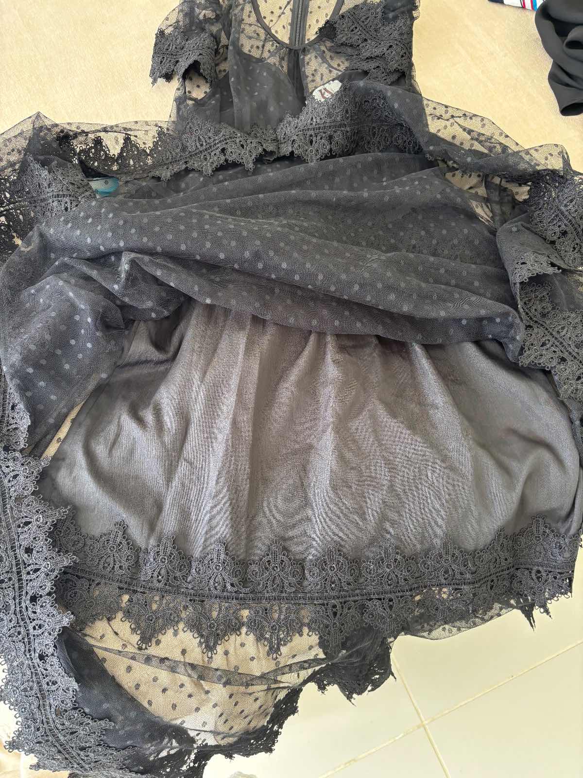 U — Robe longue en dentelle — photo 5
