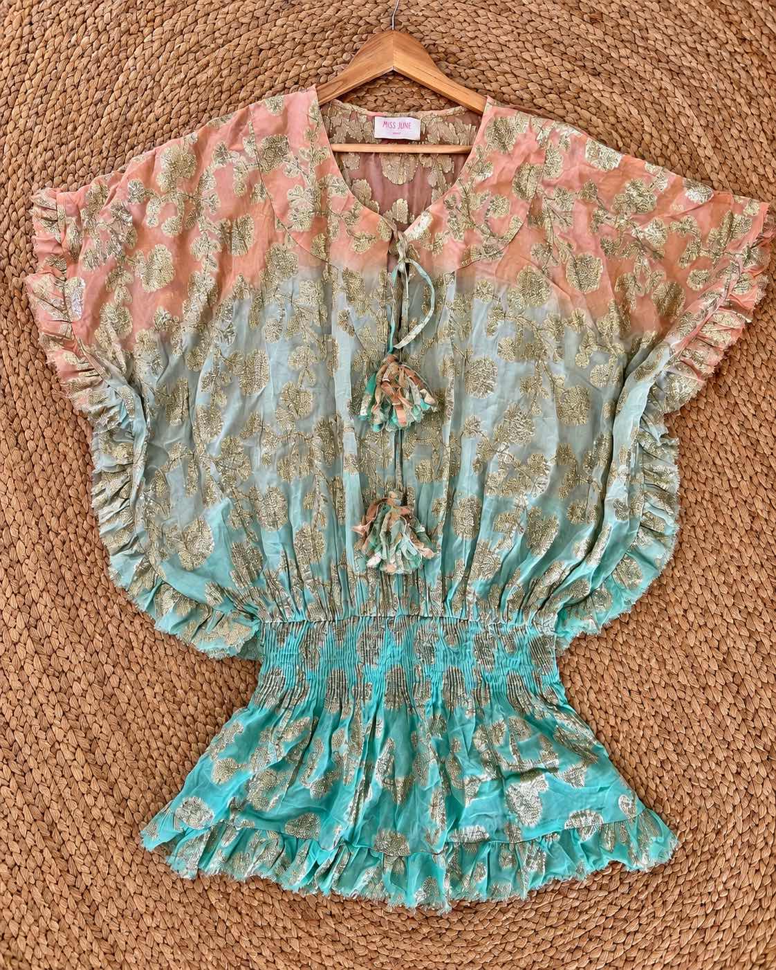 Miss June — Robe courte bohème chic — photo 1