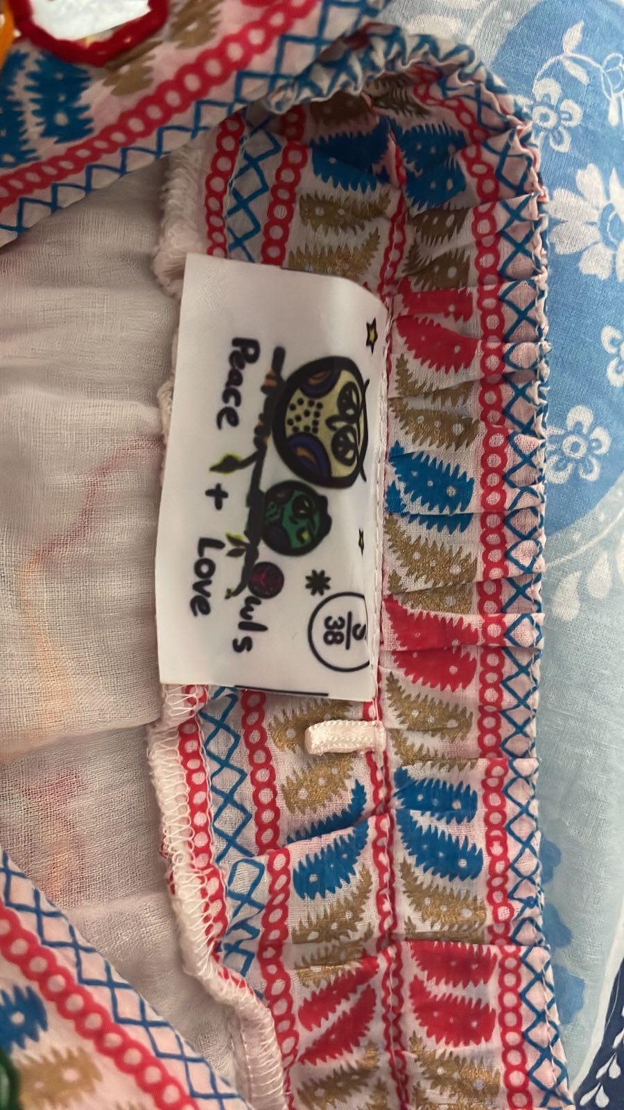 Peace +Love — Jupe indienne boheme — photo 3