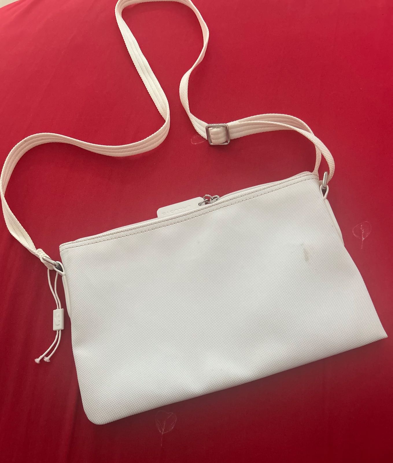 Lacoste — Sac bandoulière blanc Lacoste — photo 2