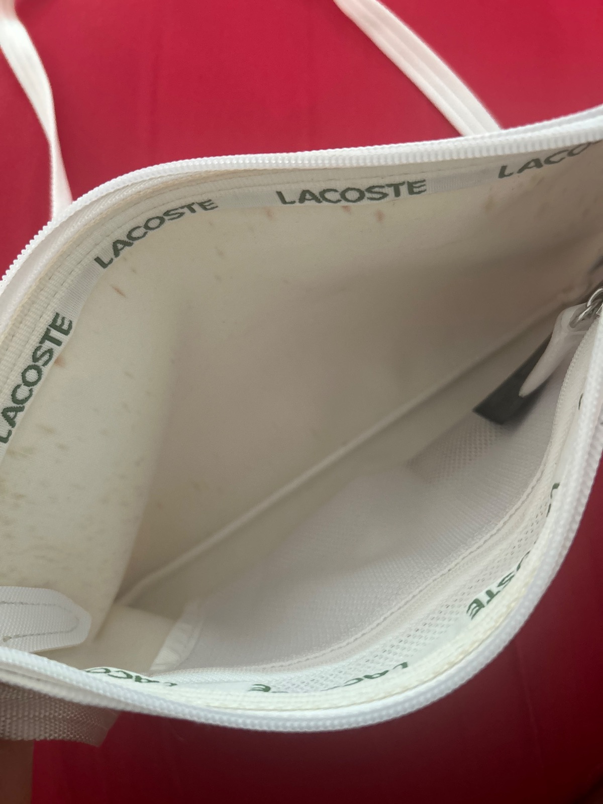 Lacoste — Sac bandoulière blanc Lacoste — photo 3