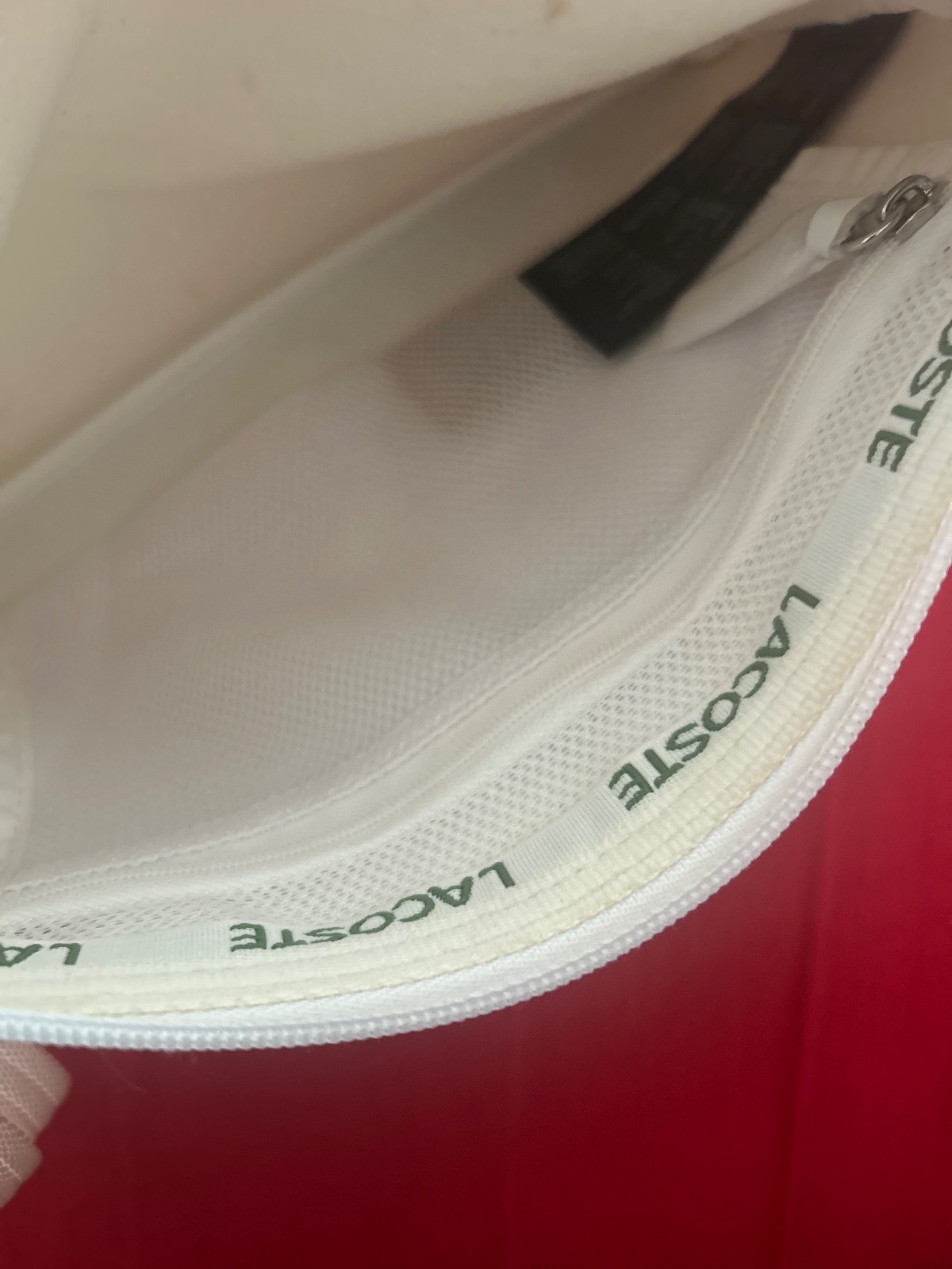 Lacoste — Sac bandoulière blanc Lacoste — photo 4