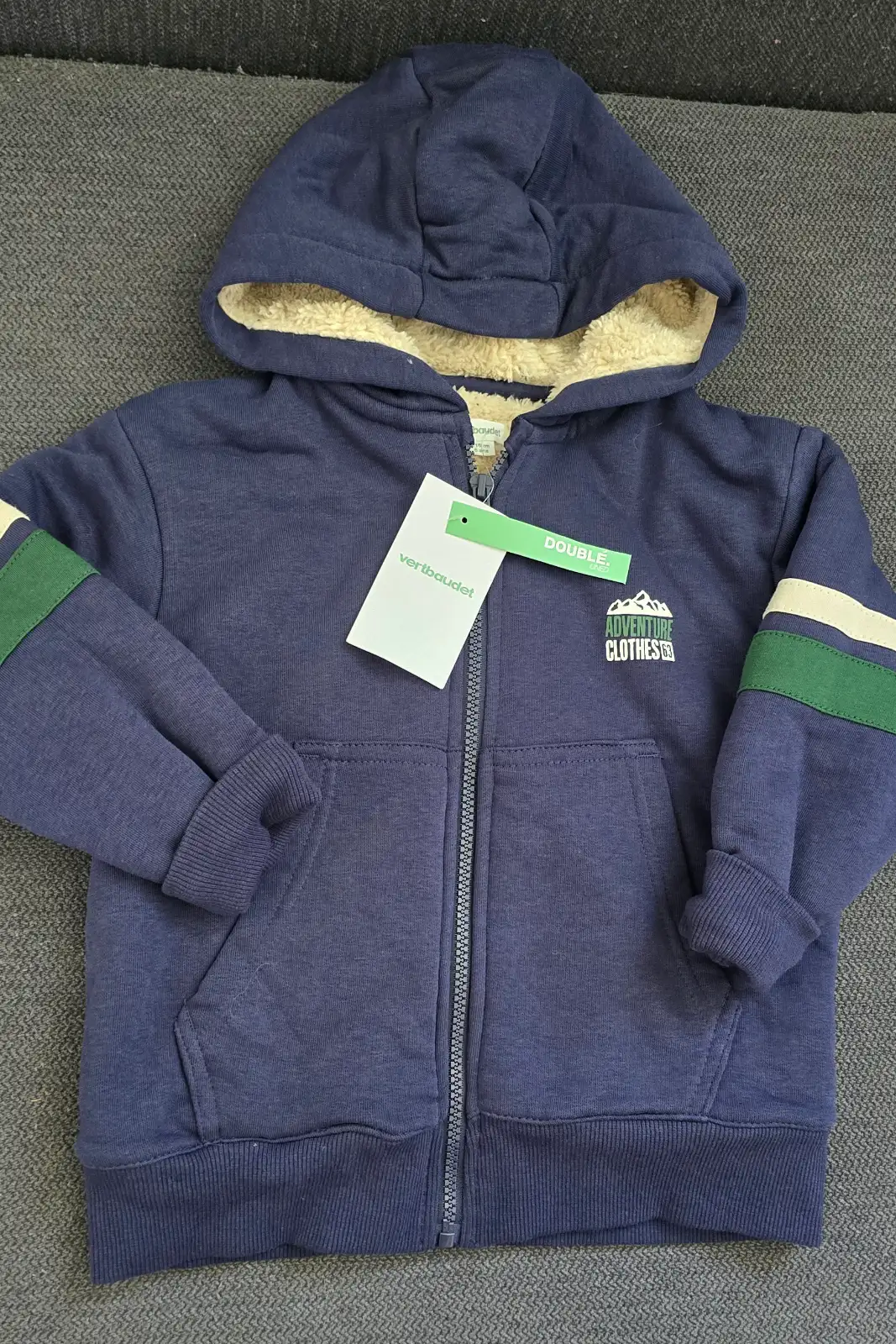 Vertbaudet — Veste /sweat zippé 6ans Garçon — photo 1