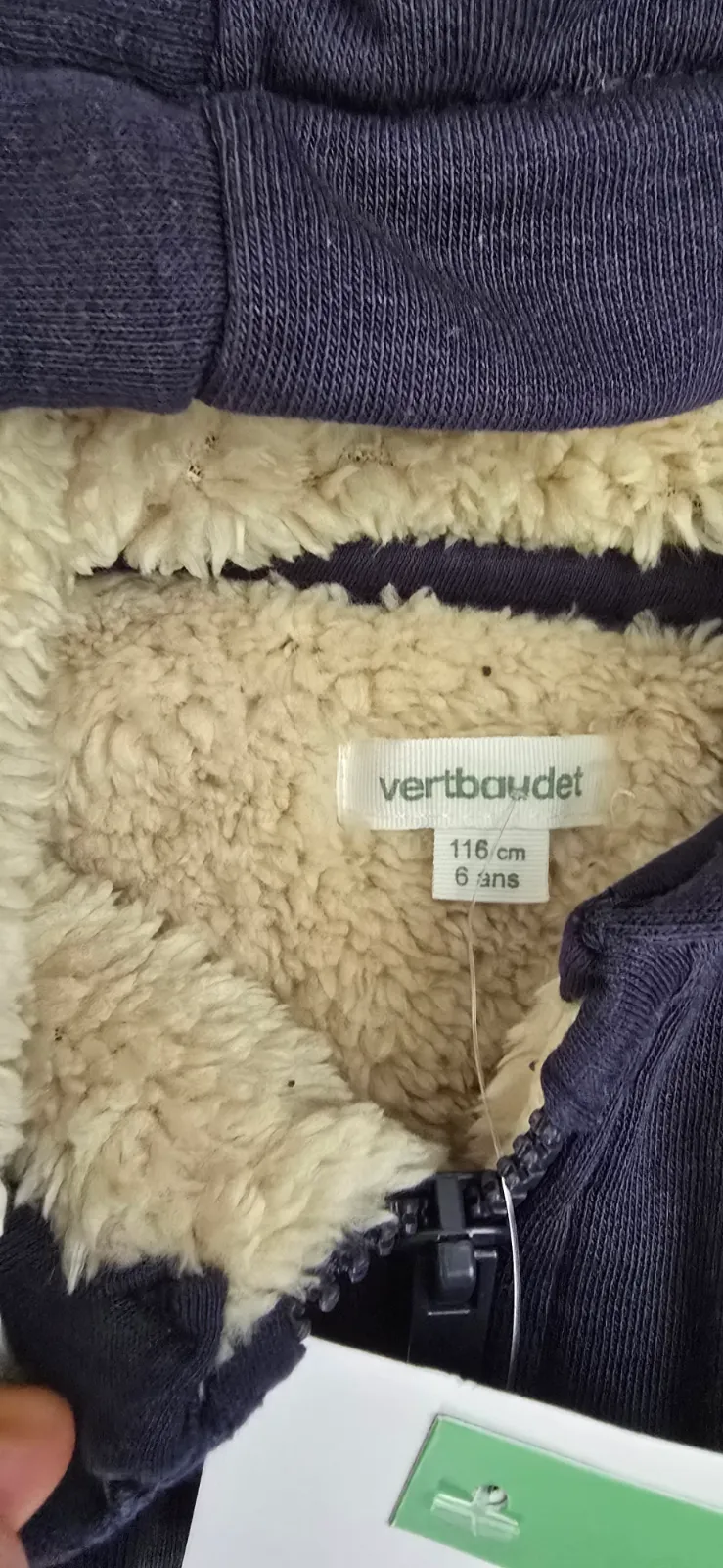 Vertbaudet — Veste /sweat zippé 6ans Garçon — photo 3
